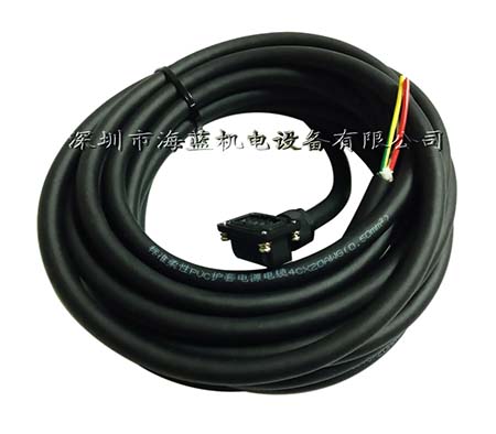 三菱電機電源線MR-PWS1CBL5M-A1-L,三菱MR-JE,MR-J4,MR-J3系列電機專用