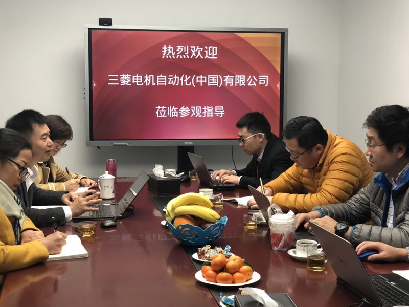 三菱自動化蒞臨海藍指導工作 三菱自動化蒞臨海藍指導工作